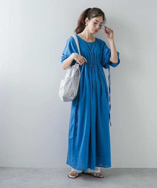 「bohmal」 長袖ワンピース FREE ブラック レディース_画像9