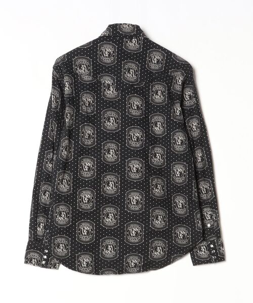 「HYSTERIC GLAMOUR」 長袖シャツ MEDIUM ブラック メンズの画像