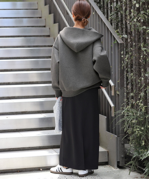 「JOURNAL STANDARD relume」 ジップアップパーカー FREE ベージュ レディースの画像