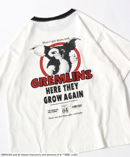 tシャツ GREMLINS（グレムリン）GIZMO ギズモ バックプリント リンガー