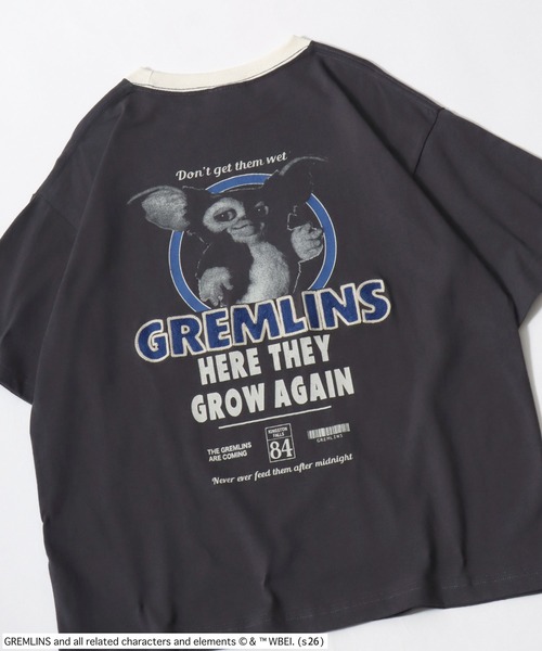 tシャツ GREMLINS（グレムリン）GIZMO ギズモ バックプリント リンガー