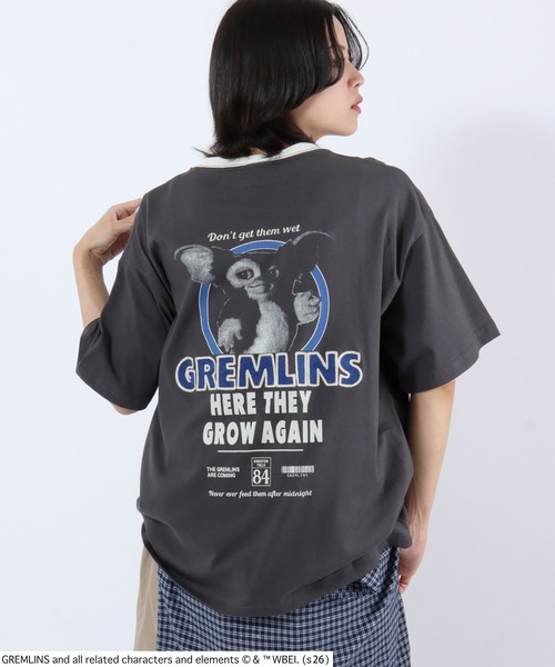 tシャツ GREMLINS（グレムリン）GIZMO ギズモ バックプリント リンガー