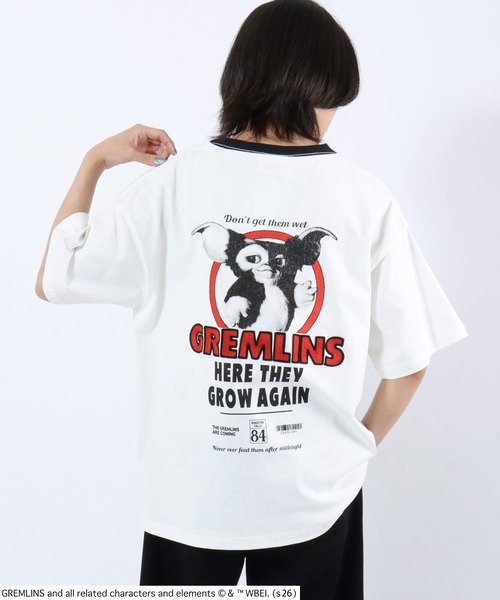 tシャツ GREMLINS（グレムリン）GIZMO ギズモ バックプリント リンガー