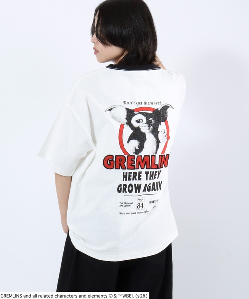 tシャツ GREMLINS（グレムリン）GIZMO ギズモ バックプリント リンガー