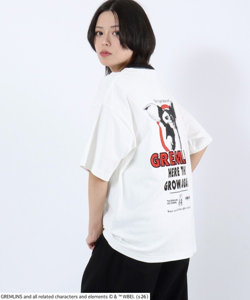 tシャツ GREMLINS（グレムリン）GIZMO ギズモ バックプリント リンガー