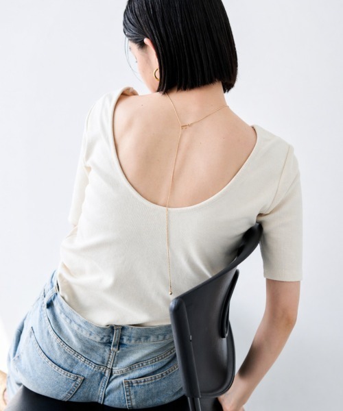 Shelly island（シェリーアイランド） tシャツ 半袖 カップ付きバック