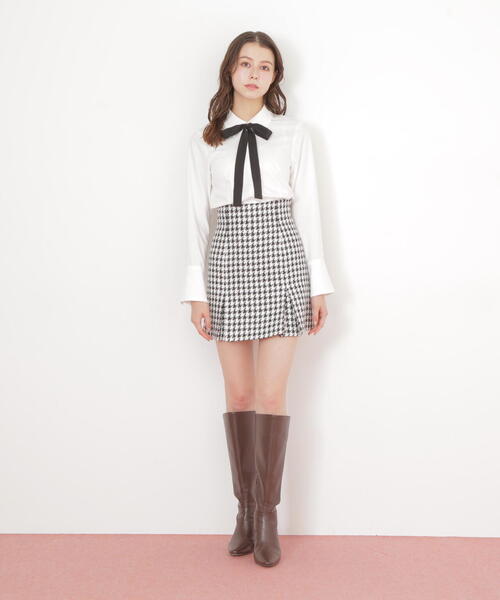 「JILL by JILL STUART」 長袖シャツ FREE ホワイト レディース_画像5