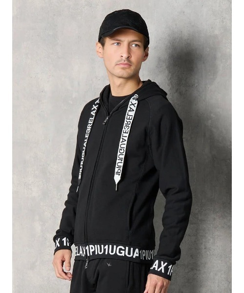 1PIU1UGUALE3 RELAX 「1PIU1UGUALE3 RELAX 」 ジップアップパーカー L
