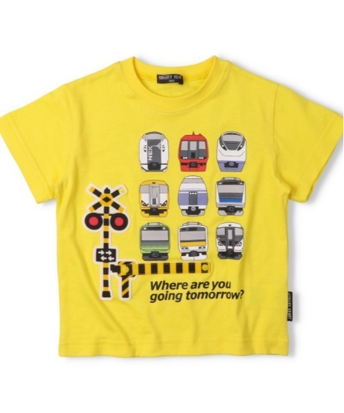 hungry heart（ハングリーハート） tシャツ JR在来線電車プリント踏切