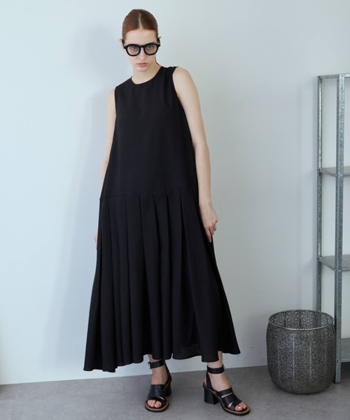 ワンピース Linen Like Tuck Dress