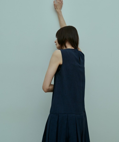 ワンピース Linen Like Tuck Dress