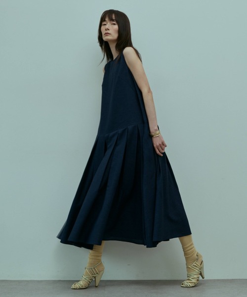 ワンピース Linen Like Tuck Dress