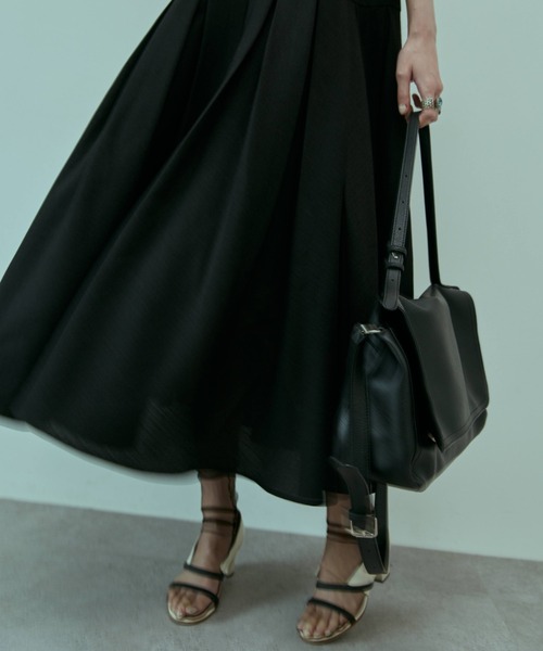 ワンピース Linen Like Tuck Dress
