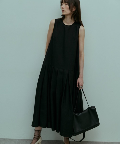 ワンピース Linen Like Tuck Dress
