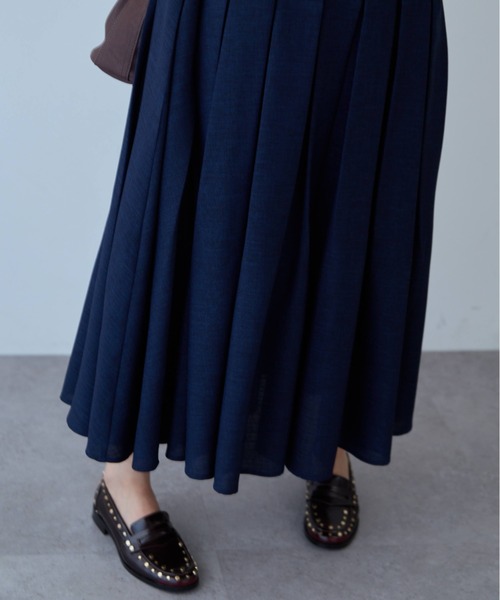 ワンピース Linen Like Tuck Dress