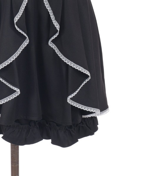 axes femme POETIQUE ワンピース 半袖 バイカラーリボンセットアップ