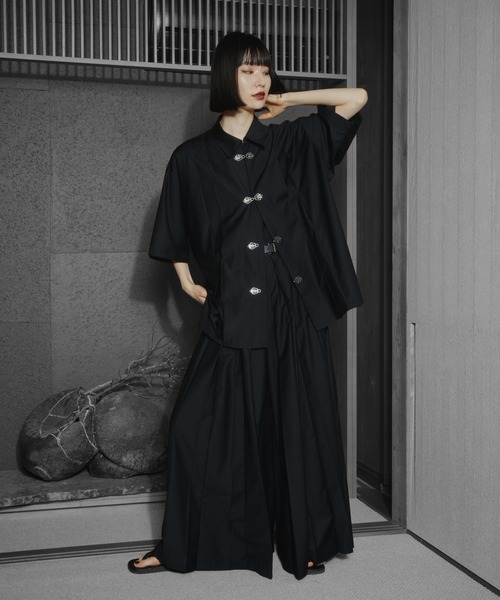 HARE（ハレ） ワイドパンツ スラックス 「SETUP対応」YOSEワイドパンツ