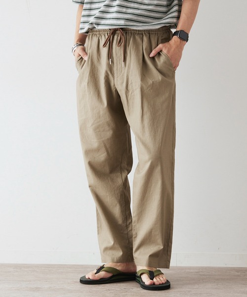 「JOURNAL STANDARD relume」 イージーパンツ X-LARGE ベージュ メンズ_画像4