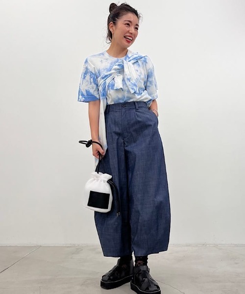 zucca ズッカ　ブルーデニムパンツ　新品 ZUCCa（ズッカ） デニムパンツ M size ブルー レディース : ZOZOTOWN