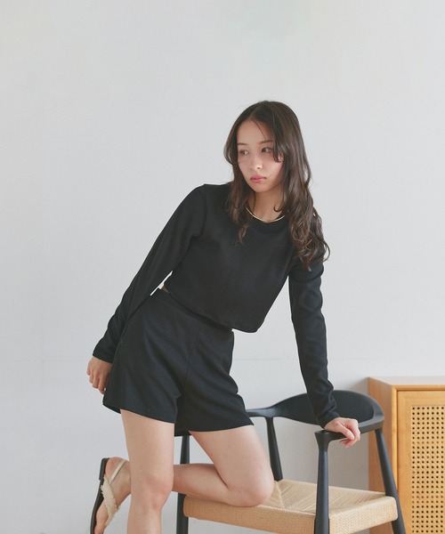 水着・ラッシュガード THEREDTHREAD S symbol bicolor tops ad thie（アドティエ） ラッシュガード 長袖 トップス 水着 3点セット