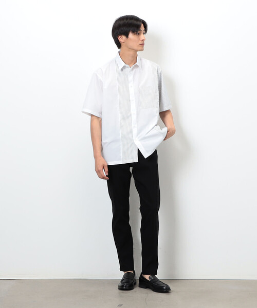 「COMME CA ISM」 スキニーパンツ SMALL ブラック メンズ_画像2