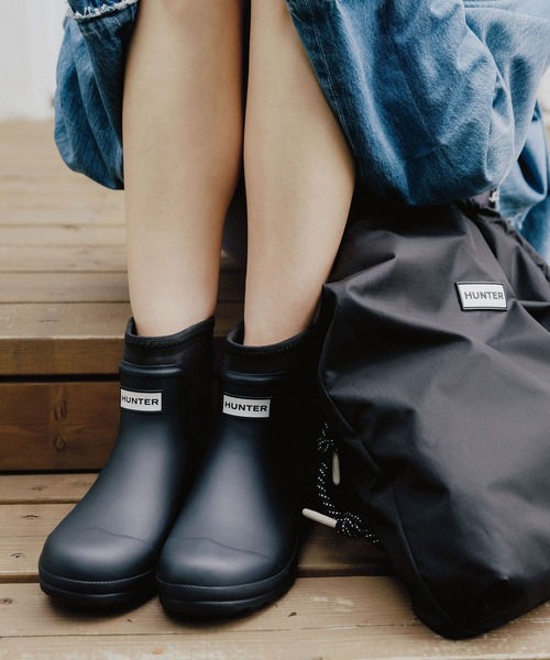 長靴 レインブーツ 「HUNTER for ADAM ET ROPE'」 別注  ORIGINAL NEOPRENE CHELSEA BOOTの画像