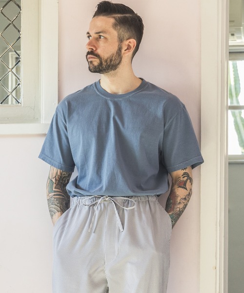 「MR.OLIVE」 半袖Tシャツ MEDIUM ブルー メンズ_画像2