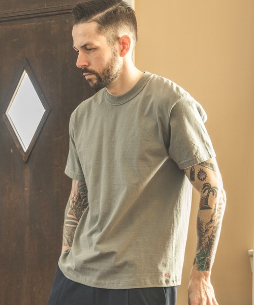 「MR.OLIVE」 半袖Tシャツ MEDIUM ブルー メンズ_画像9