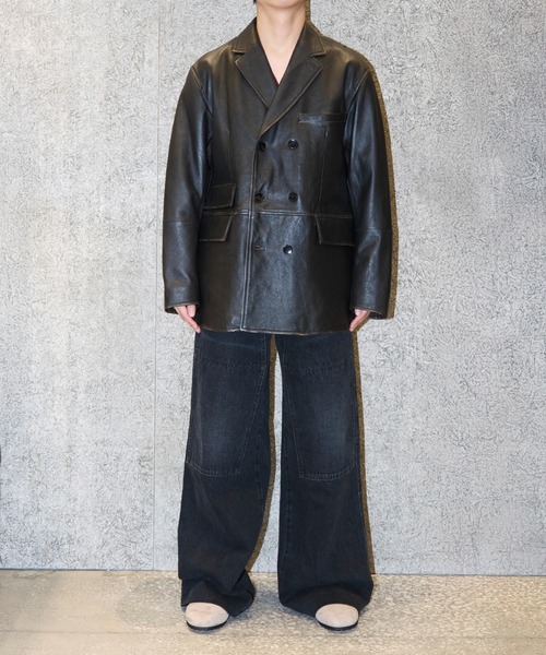 ブルゾン アウター DOUBLE BREASTED JKT CCU メンズの画像