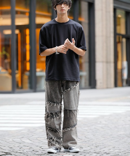 「ADMIX/ATELIER SAB MEN」 デニムパンツ L ブラック系その他2 メンズ_画像5