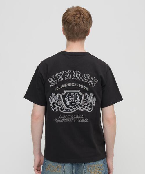 AVIREX Tシャツ ブラック ホワイト セット AVIREX（アヴィレックス） tシャツ メンズ レディース : ZOZOTOWN