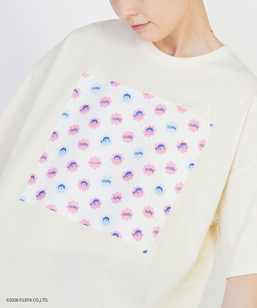 FRAPBOIS（フラボア） tシャツ 半袖 ミルキー ボックスTシャツ