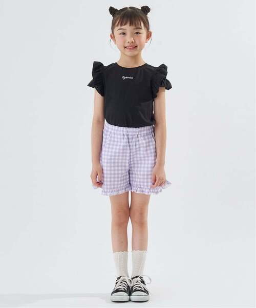 パンツ ベーシック裾フリルショートパンツ キッズ 子供服 女の子