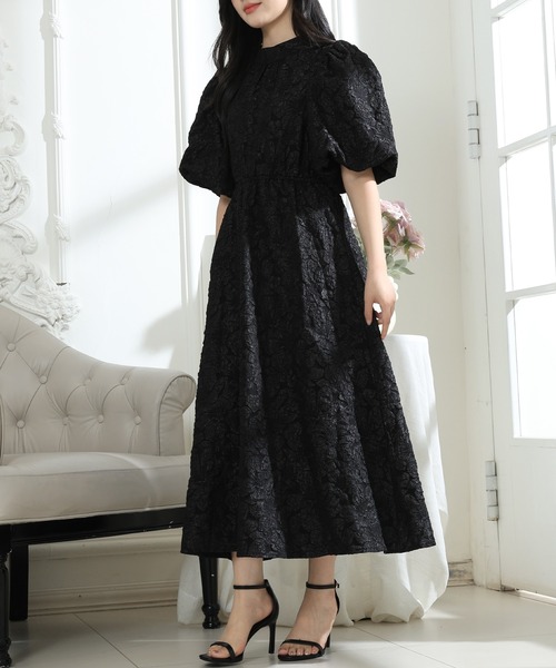 「Lace Ladies」 半袖ワンピース S ブラック レディース_画像7