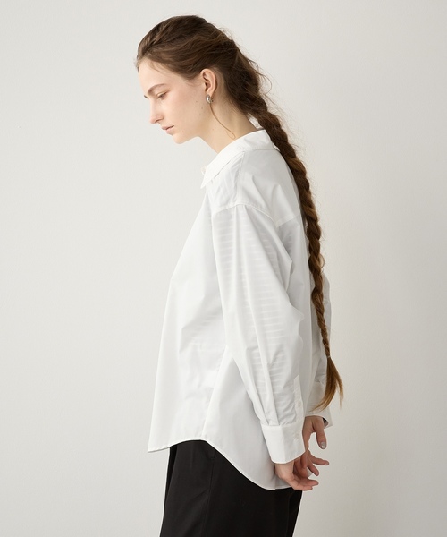 「LE SOUK HOLIDAY」 長袖シャツ L オフホワイト レディース_画像4