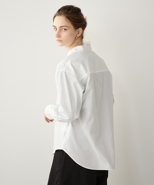 「LE SOUK HOLIDAY」 長袖シャツ L オフホワイト レディース_画像6