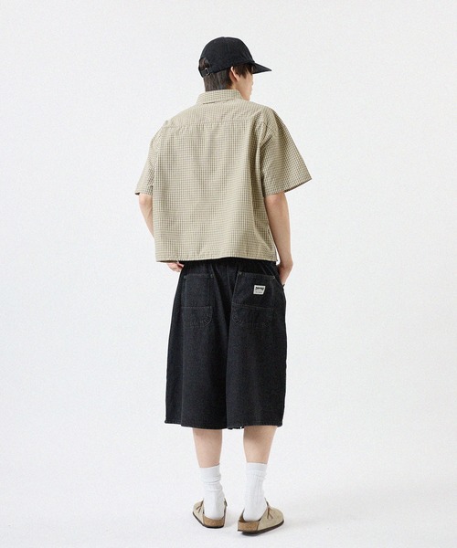 THRASHER（スラッシャー） ワイドパンツ ハーフパンツ ジーンズ 短パン