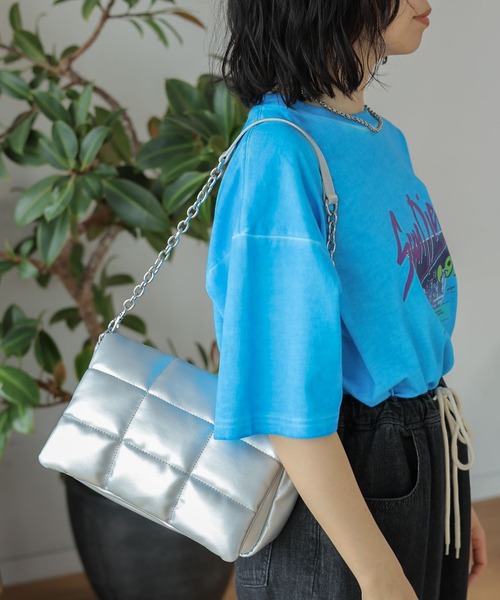 「LEPSIM」 2WAYバッグ ONE SIZE シルバー レディース_画像3
