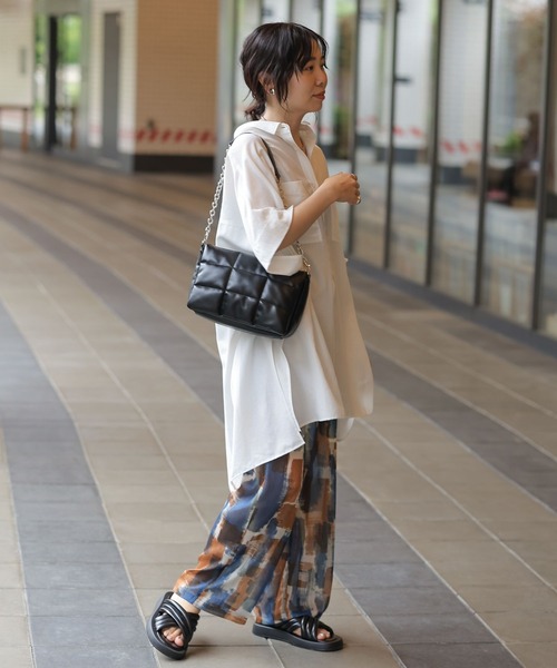 「LEPSIM」 2WAYバッグ ONE SIZE シルバー レディース_画像5