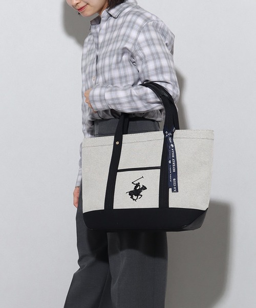 「BEVERLY HILLS POLO CLUB」 トートバッグ FREE ブラウン レディース_画像3