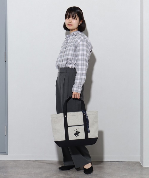 「BEVERLY HILLS POLO CLUB」 トートバッグ FREE ブラウン レディース_画像4