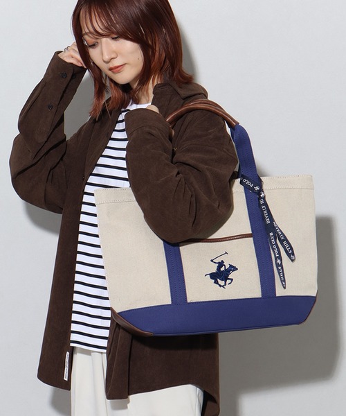 「BEVERLY HILLS POLO CLUB」 トートバッグ FREE ブラウン レディース_画像8