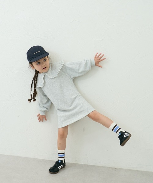 GUCCI（グッチ） 「KIDS」シャツワンピース 8 ネイビー キッズ
