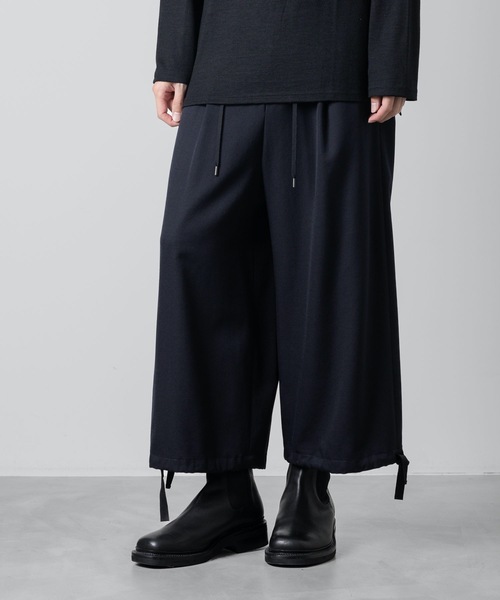 ATO（アトウ） パンツ CLASSIC WOOL DRAW CODE WIDE PANTS メンズ