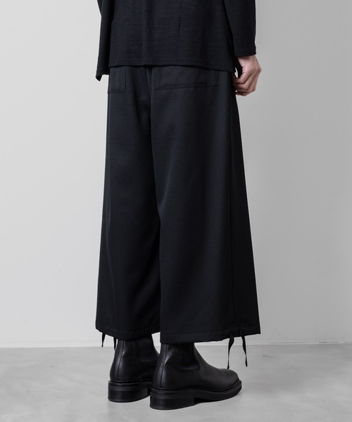 ATO（アトウ） パンツ CLASSIC WOOL DRAW CODE WIDE PANTS メンズ