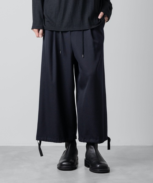 ATO（アトウ） ワイドパンツ パンツ CLASSIC WOOL DRAW CODE WIDE