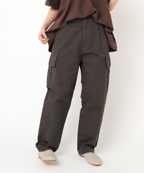 RNA-N（アールエヌエーエヌ） カーゴパンツ R3722 リネンテーパード
