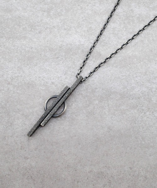 GILD（ギルド） ネックレス Slipping Sand texture plate necklace