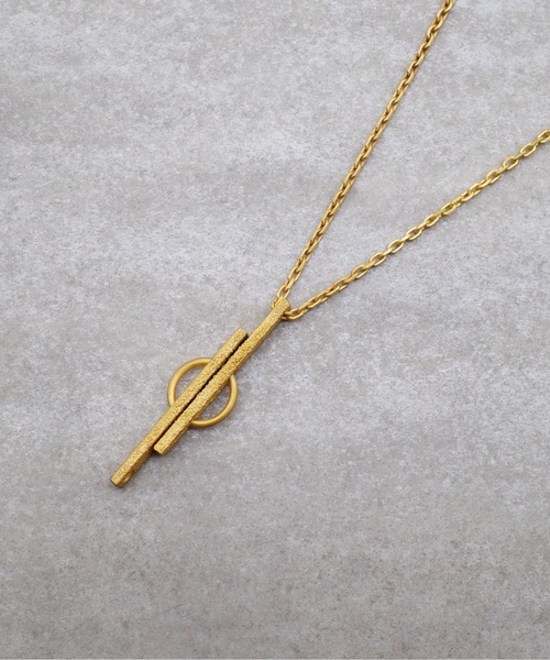 GILD（ギルド） ネックレス Slipping Sand texture plate necklace
