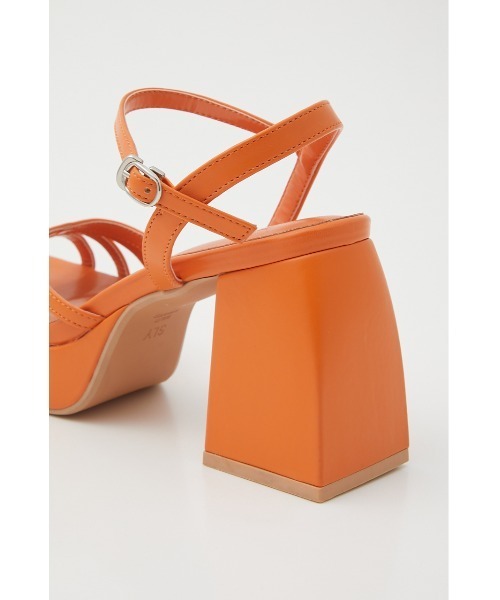 SLY（スライ） 厚底 サンダル SQUARE PLATFORM HEELED SANDAL スクエア